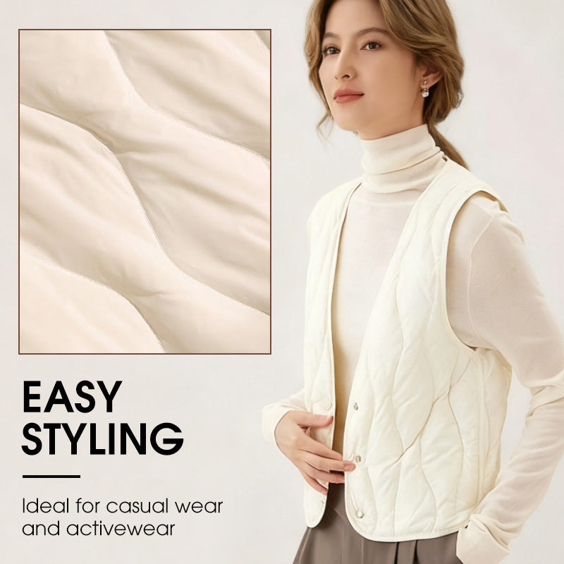 Gilet matelassé chaud pour femme