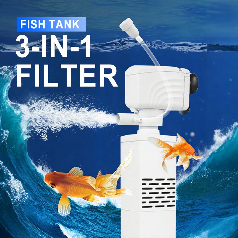 💦Filtre 3 en 1 pour aquarium – filtration, oxygénation et pompage de l'eau🐠