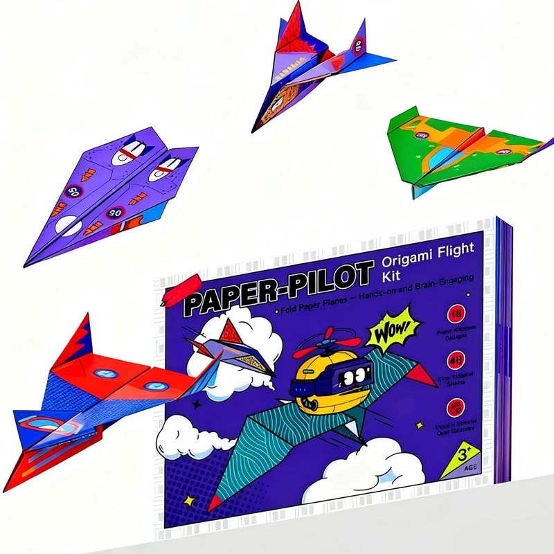 Kit créatif d'avions en papier à faire soi-même pour les enfants✨