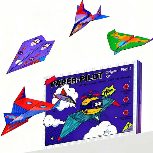 Kit créatif d'avions en papier à faire soi-même pour les enfants✨