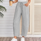 Pantalon de survêtement capri à poche et cordon de serrage