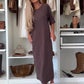 ✨ Robe t-shirt maxi oversize classique pour femme - Une tenue chic et décontractée sans effort