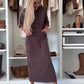 ✨ Robe t-shirt maxi oversize classique pour femme - Une tenue chic et décontractée sans effort