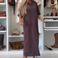 ✨ Robe t-shirt maxi oversize classique pour femme - Une tenue chic et décontractée sans effort