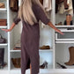 ✨ Robe t-shirt maxi oversize classique pour femme - Une tenue chic et décontractée sans effort