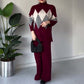🔥Offre à durée limitée - Ensemble pull et pantalon à losanges colorés tendance