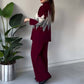 🔥Offre à durée limitée - Ensemble pull et pantalon à losanges colorés tendance