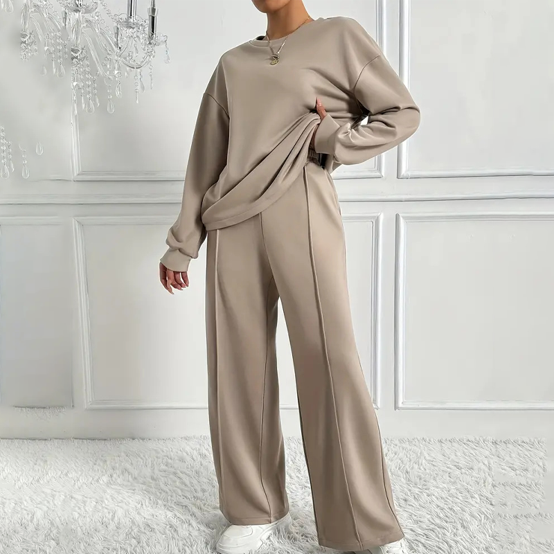 📢📢71 % de réduction！！！📍Ensemble confortable à manches longues et pantalon pour femmes
