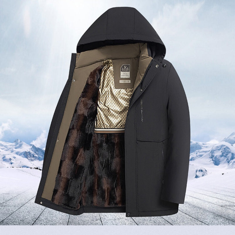 📢 69% DE RÉDUCTION ! ✨ Manteau Hiver Homme Parka Chaud - Isolation Haute Performance avec Capuche Amovible pour Temps Glacials ❄️🧥【Livraison gratuite】
