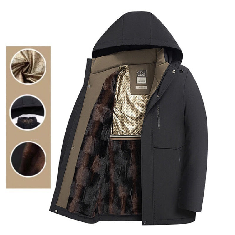 📢 69% DE RÉDUCTION ! ✨ Manteau Hiver Homme Parka Chaud - Isolation Haute Performance avec Capuche Amovible pour Temps Glacials ❄️🧥【Livraison gratuite】
