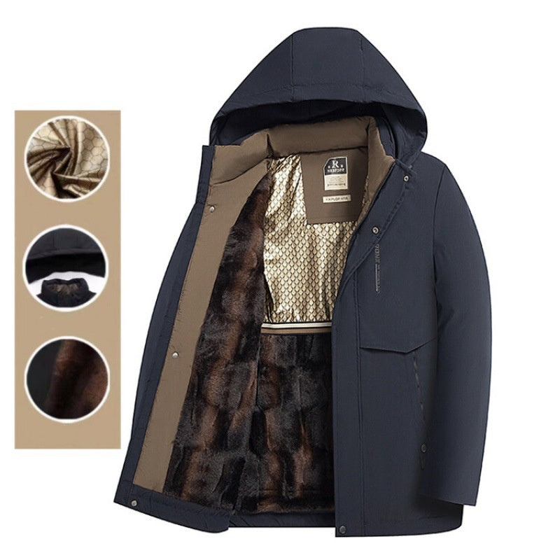 📢 69% DE RÉDUCTION ! ✨ Manteau Hiver Homme Parka Chaud - Isolation Haute Performance avec Capuche Amovible pour Temps Glacials ❄️🧥【Livraison gratuite】