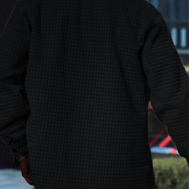 Veste décontractée pour homme unie – 👍Style classique, confort au quotidien 👔