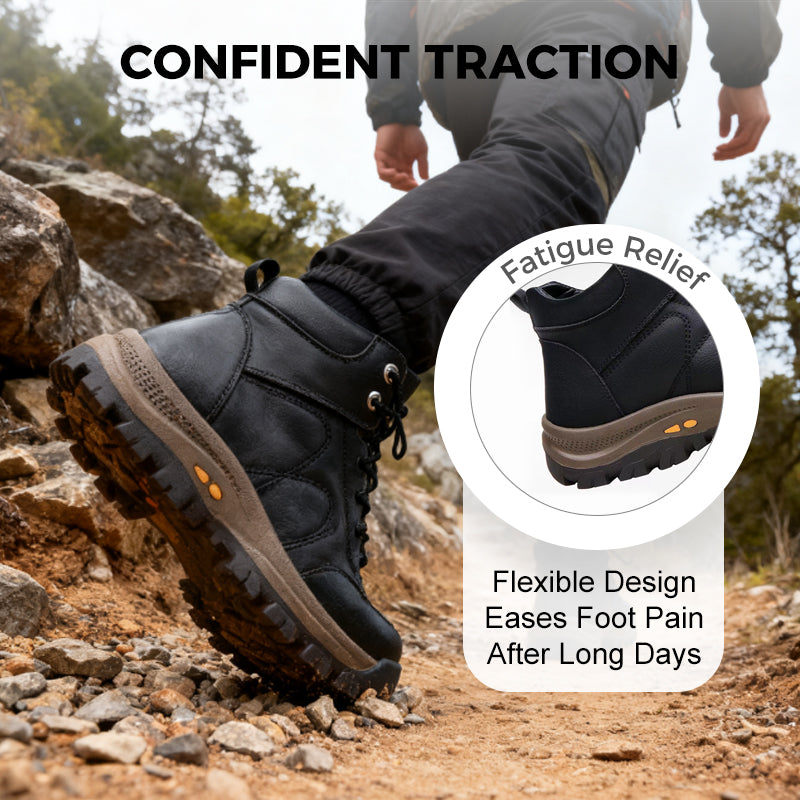 👞 60% DE RÉDUCTION ! 🏔️ Bottines Randonnée Hommes Mi-Hautes - Imperméables et Respirantes, Semelle Antidérapante pour Sentiers et Ville 🌧️📦