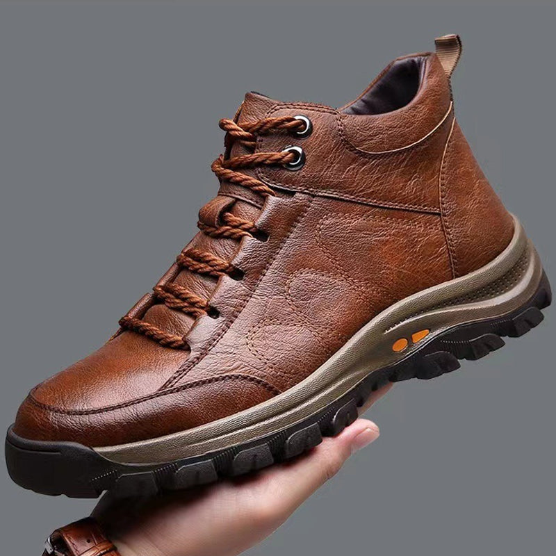 👞 60% DE RÉDUCTION ! 🏔️ Bottines Randonnée Hommes Mi-Hautes - Imperméables et Respirantes, Semelle Antidérapante pour Sentiers et Ville 🌧️📦