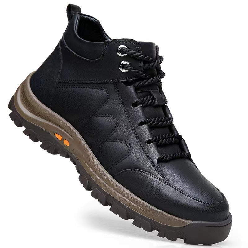 👞 60% DE RÉDUCTION ! 🏔️ Bottines Randonnée Hommes Mi-Hautes - Imperméables et Respirantes, Semelle Antidérapante pour Sentiers et Ville 🌧️📦