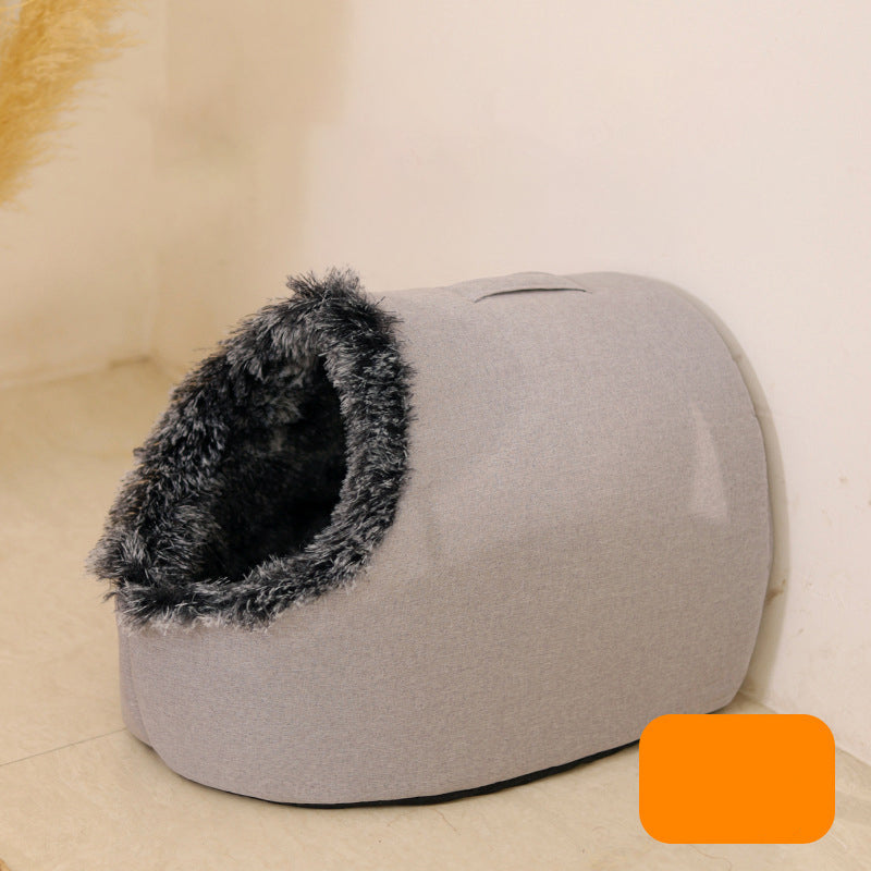 💥50% DE RÉDUCTION🐾 Lit d'hiver chaud pour animaux de compagnie