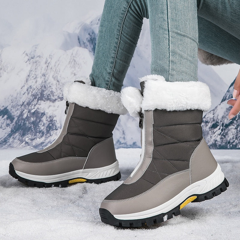 🔥DERNIER JOUR DE SOLDES 50 % DE RÉDUCTION🔥 Bottes de neige chaudes antidérapantes à fermeture éclair pour femmes