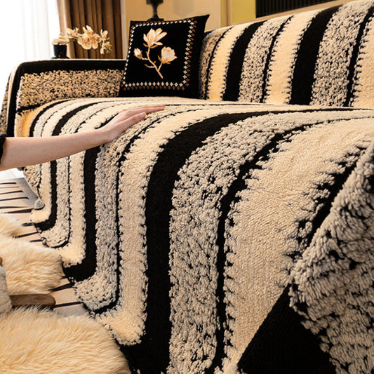 🛋️ 60% DE RÉDUCTION! ✨ Housse de Canapé en Peluche Douce - Protection Antidérapante avec Élastiques pour un Confort et un Style Maximum 🏠🌟