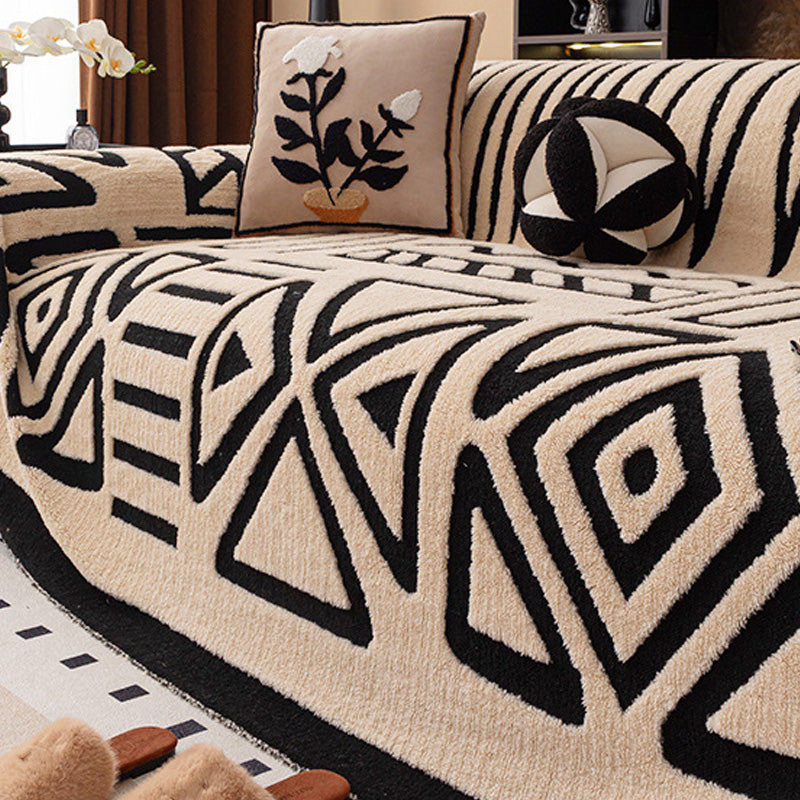 🛋️ 60% DE RÉDUCTION! ✨ Housse de Canapé en Peluche Douce - Protection Antidérapante avec Élastiques pour un Confort et un Style Maximum 🏠🌟