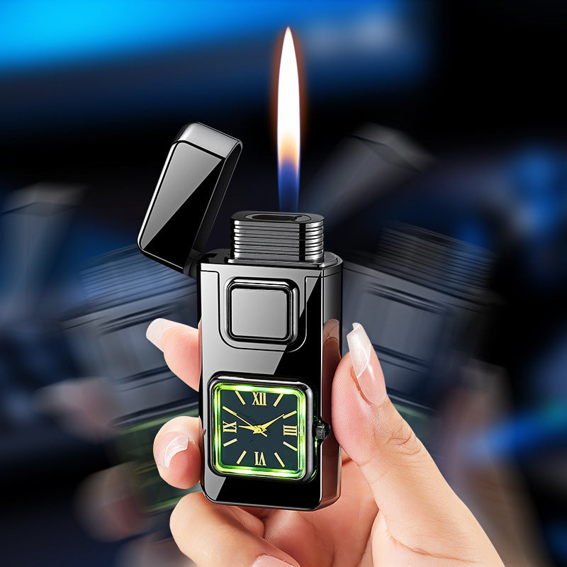 🕒 50% DE RÉDUCTION VENTE FLASH! ✨ Briquet Multifonction avec Montre Intégrée - Double Fonctionnalité avec Design Élégant et Portable 🔥⌚