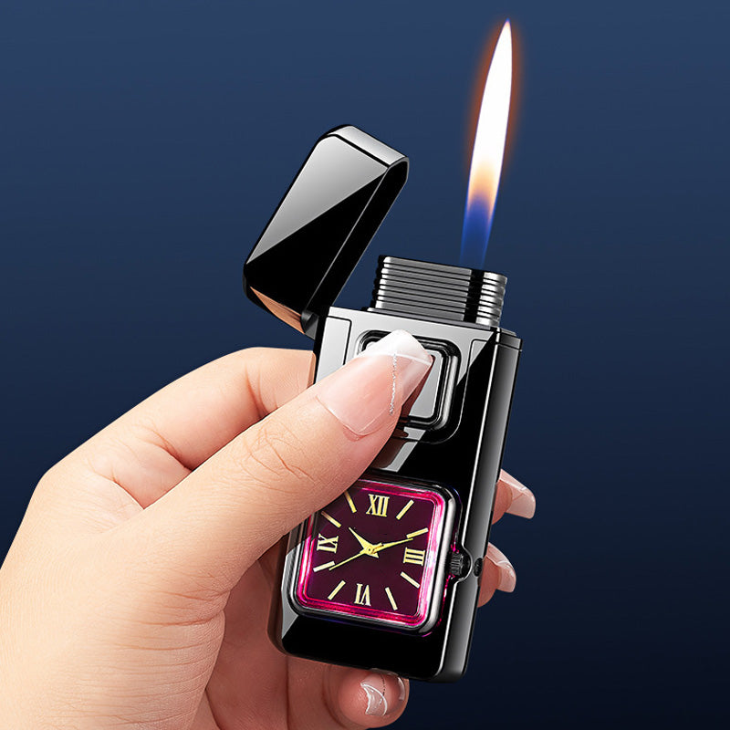 🕒 50% DE RÉDUCTION VENTE FLASH! ✨ Briquet Multifonction avec Montre Intégrée - Double Fonctionnalité avec Design Élégant et Portable 🔥⌚