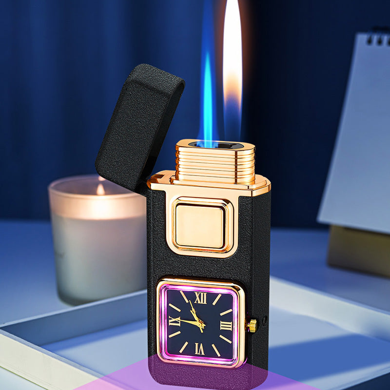 🕒 50% DE RÉDUCTION VENTE FLASH! ✨ Briquet Multifonction avec Montre Intégrée - Double Fonctionnalité avec Design Élégant et Portable 🔥⌚