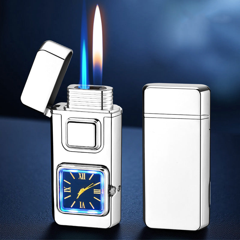 🕒 50% DE RÉDUCTION VENTE FLASH! ✨ Briquet Multifonction avec Montre Intégrée - Double Fonctionnalité avec Design Élégant et Portable 🔥⌚