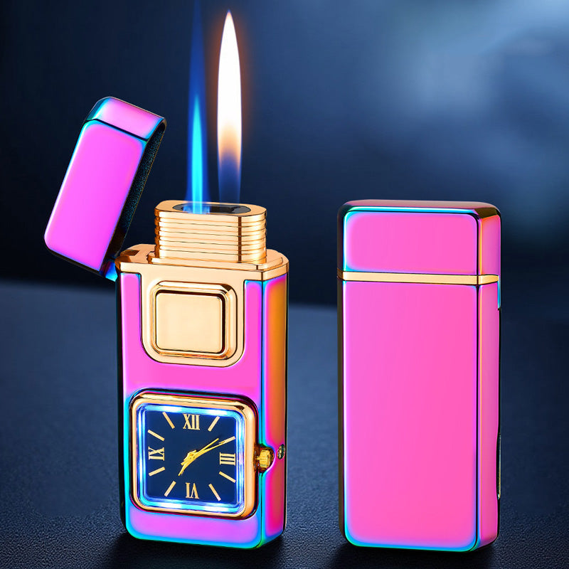 🕒 50% DE RÉDUCTION VENTE FLASH! ✨ Briquet Multifonction avec Montre Intégrée - Double Fonctionnalité avec Design Élégant et Portable 🔥⌚