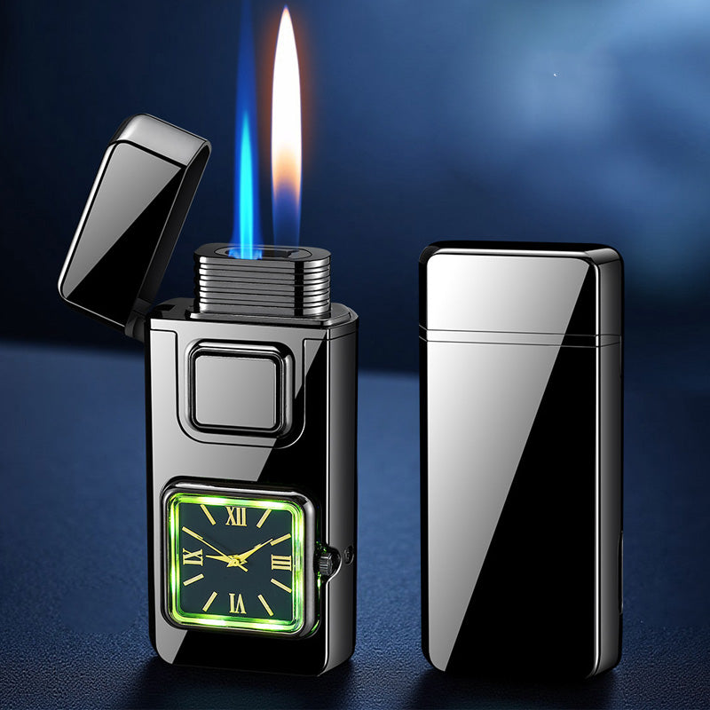 🕒 50% DE RÉDUCTION VENTE FLASH! ✨ Briquet Multifonction avec Montre Intégrée - Double Fonctionnalité avec Design Élégant et Portable 🔥⌚