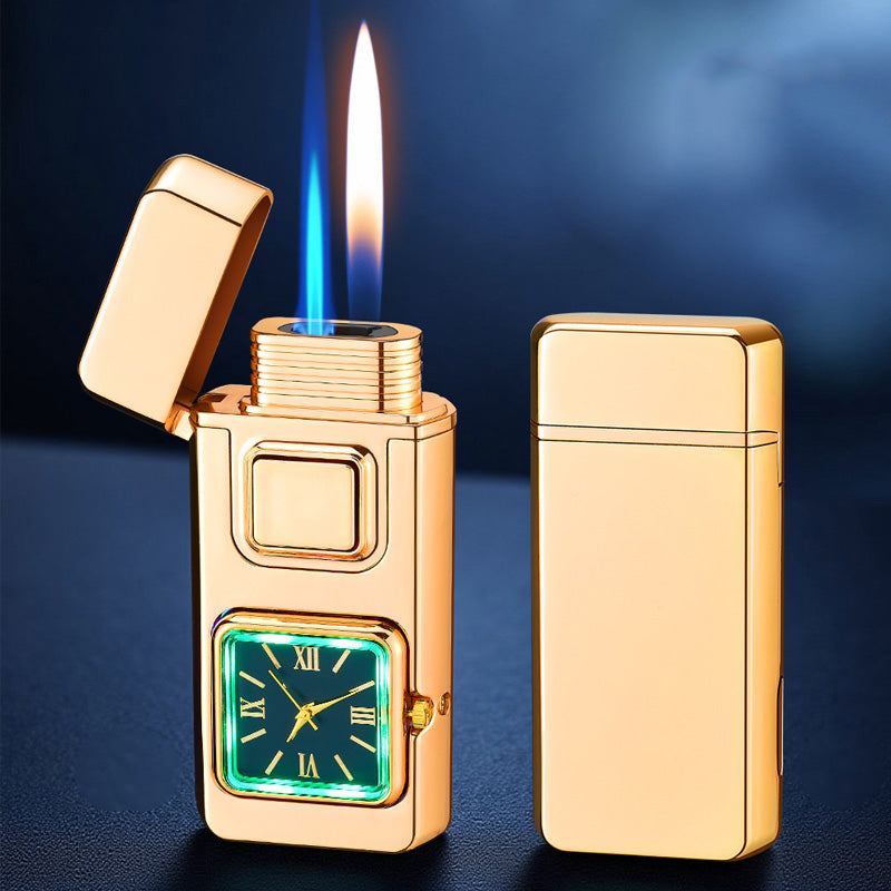 🕒 50% DE RÉDUCTION VENTE FLASH! ✨ Briquet Multifonction avec Montre Intégrée - Double Fonctionnalité avec Design Élégant et Portable 🔥⌚