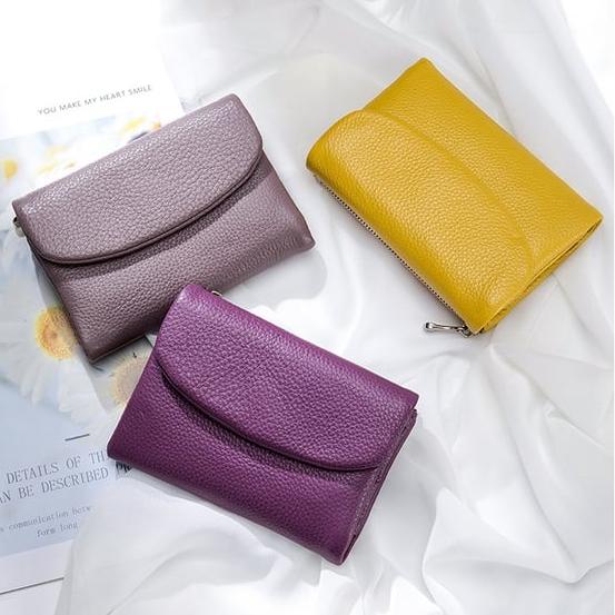 👝 60% DE RÉDUCTION! ✨ Portefeuille Unisexe en Cuir de Galet - Design Minimaliste avec 8 Fentes pour Cartes & Billets 🌊💼