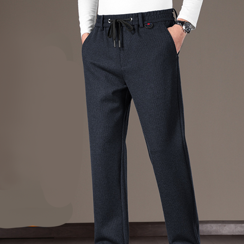 Pantalon décontracté chaud à cordon classique pour homme