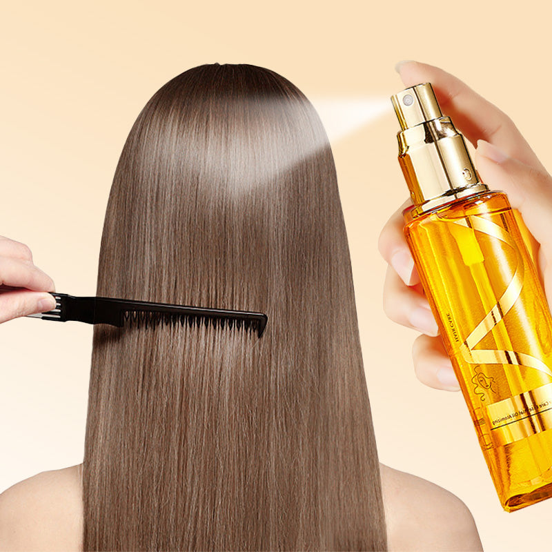 💇‍♀️ ACHETEZ 2, OFFERT 1 ! 🎉 Spray à l‘Huile Capillaire Végétale – Hydratation Intense, Brillance & Sans Effet Gras ✨📦