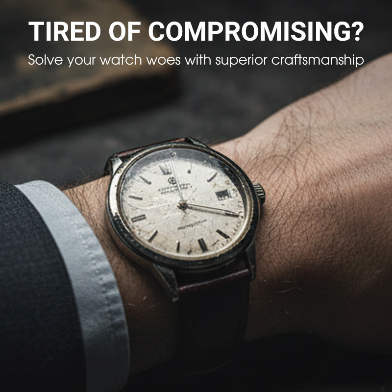 Montre à quartz lumineuse et étanche pour homme