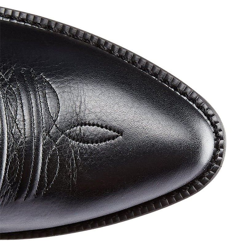 Cadeau idéal - Bottes de cowboy pour hommes à tige mi-haute en cuir【Livraison gratuite】