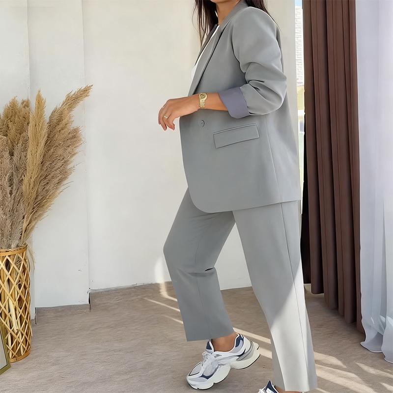 🔈🔈60% de réduction🔥Ensemble blazer et pantalon classique pour femme (2 pièces)🧥👖