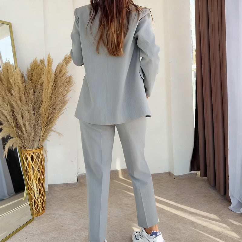 🔈🔈60% de réduction🔥Ensemble blazer et pantalon classique pour femme (2 pièces)🧥👖