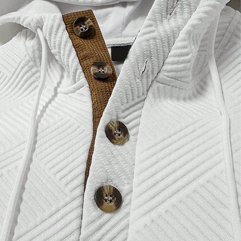 Ensemble survêtement homme avec sweat à capuche et pantalon texturés【LIVRAISON GRATUITE】