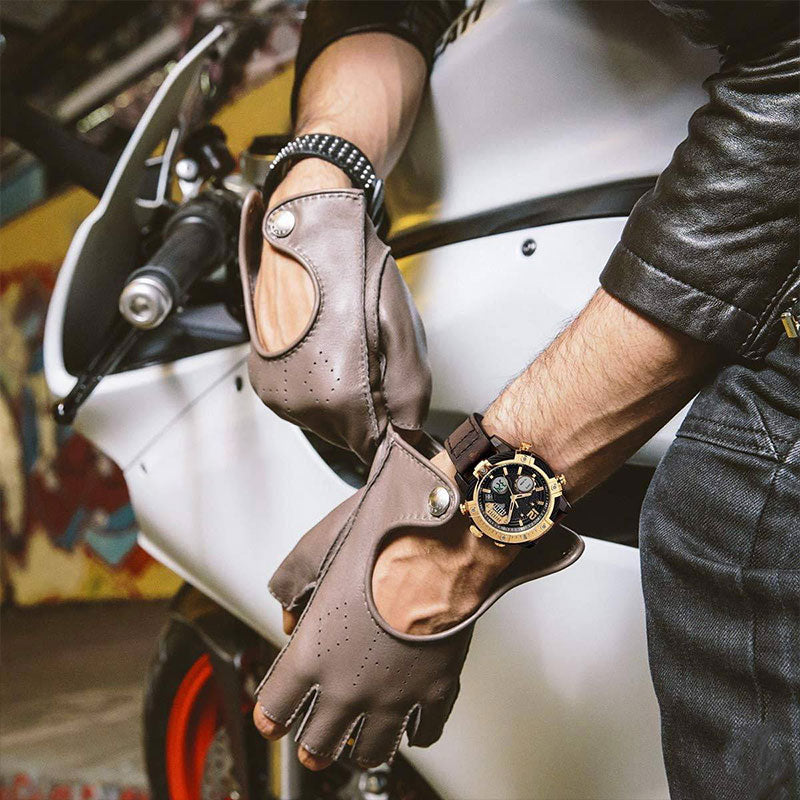 ⌚Montre de sport à quartz multifonctionnelle à double affichage pour homme, étanche à 3 ATM