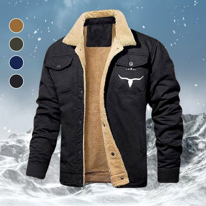 📢📢60 % de réduction !!!✨[Le meilleur cadeau pour lui] Veste chaude rétro pour homme