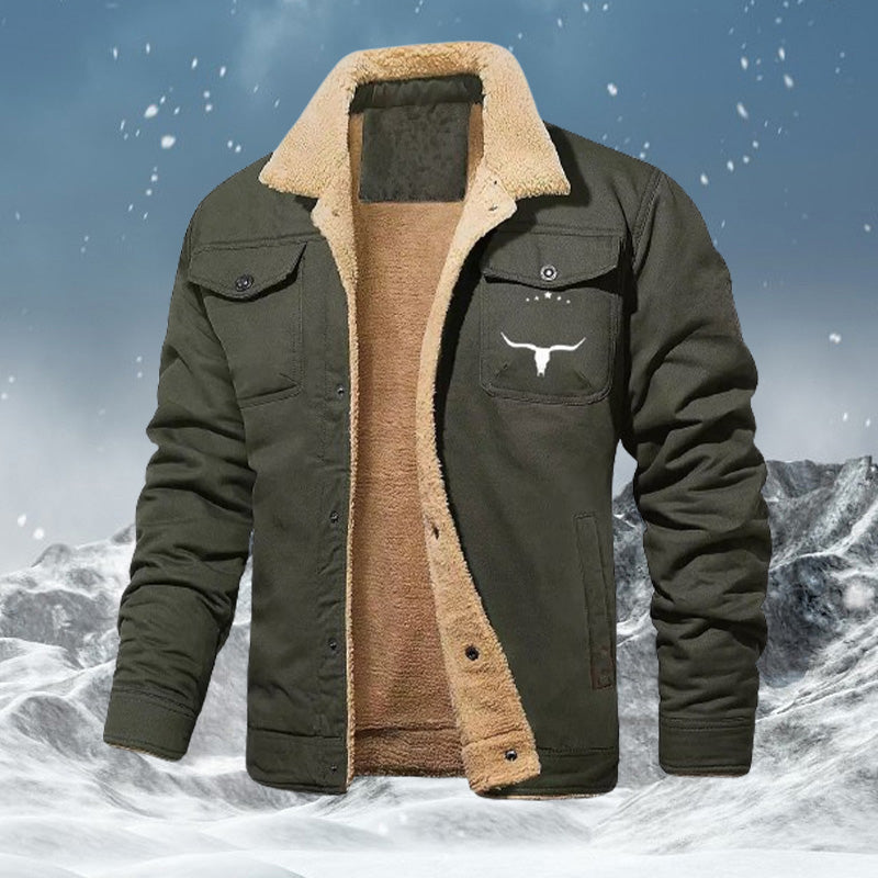 📢📢60 % de réduction !!!✨[Le meilleur cadeau pour lui] Veste chaude rétro pour homme