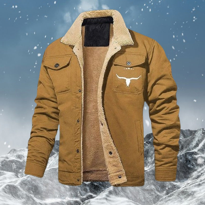 📢📢60 % de réduction !!!✨[Le meilleur cadeau pour lui] Veste chaude rétro pour homme