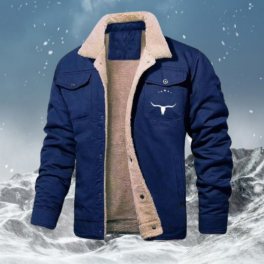 📢📢60 % de réduction !!!✨[Le meilleur cadeau pour lui] Veste chaude rétro pour homme