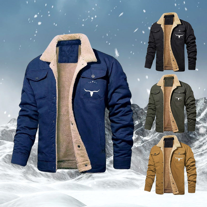 📢📢60 % de réduction !!!✨[Le meilleur cadeau pour lui] Veste chaude rétro pour homme