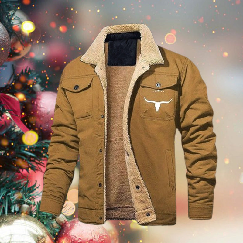📢📢60 % de réduction !!!✨[Le meilleur cadeau pour lui] Veste chaude rétro pour homme