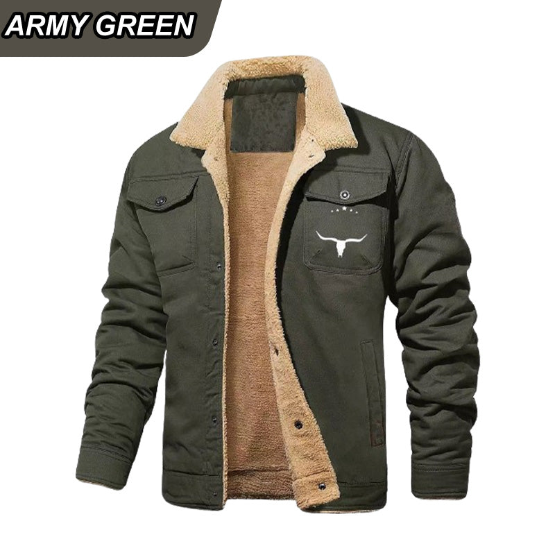 📢📢60 % de réduction !!!✨[Le meilleur cadeau pour lui] Veste chaude rétro pour homme