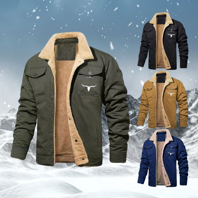 📢📢60 % de réduction !!!✨[Le meilleur cadeau pour lui] Veste chaude rétro pour homme