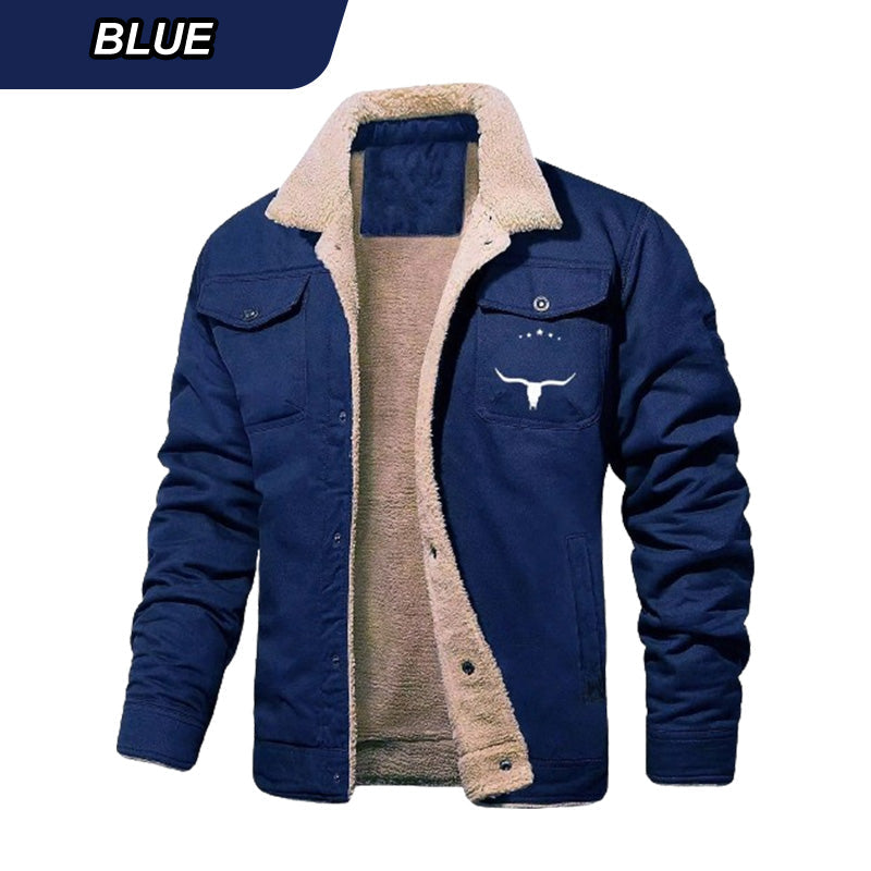 📢📢60 % de réduction !!!✨[Le meilleur cadeau pour lui] Veste chaude rétro pour homme