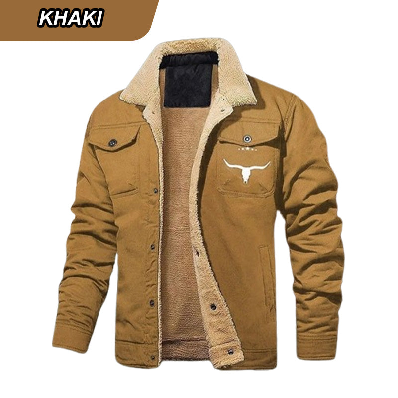 📢📢60 % de réduction !!!✨[Le meilleur cadeau pour lui] Veste chaude rétro pour homme