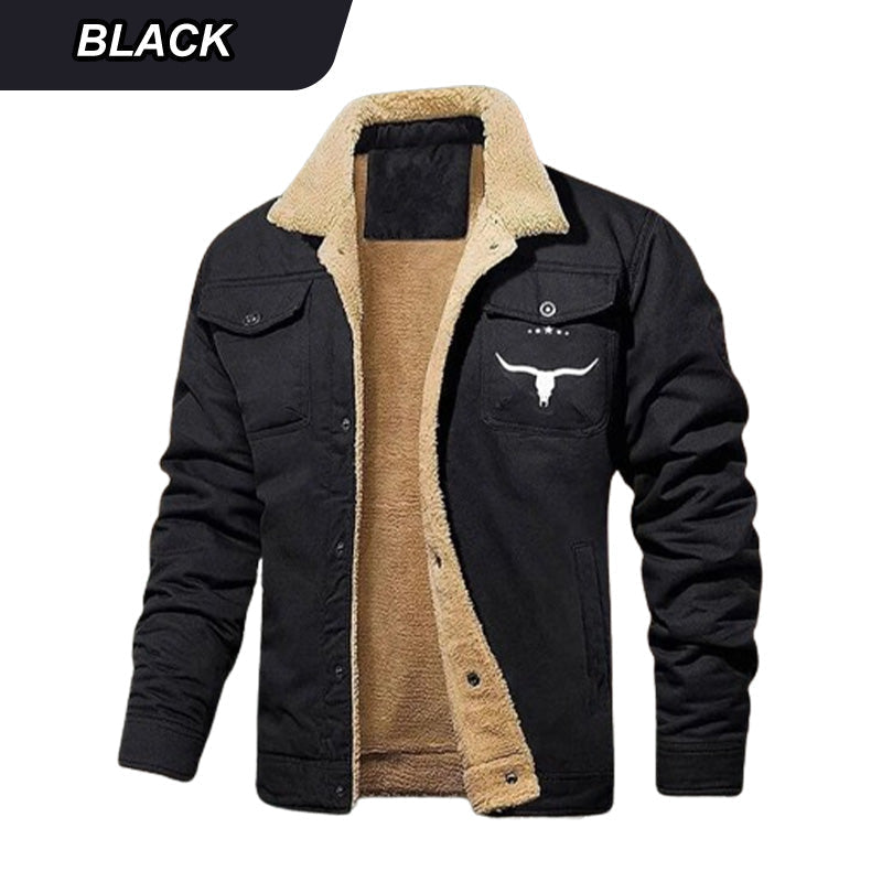 📢📢60 % de réduction !!!✨[Le meilleur cadeau pour lui] Veste chaude rétro pour homme